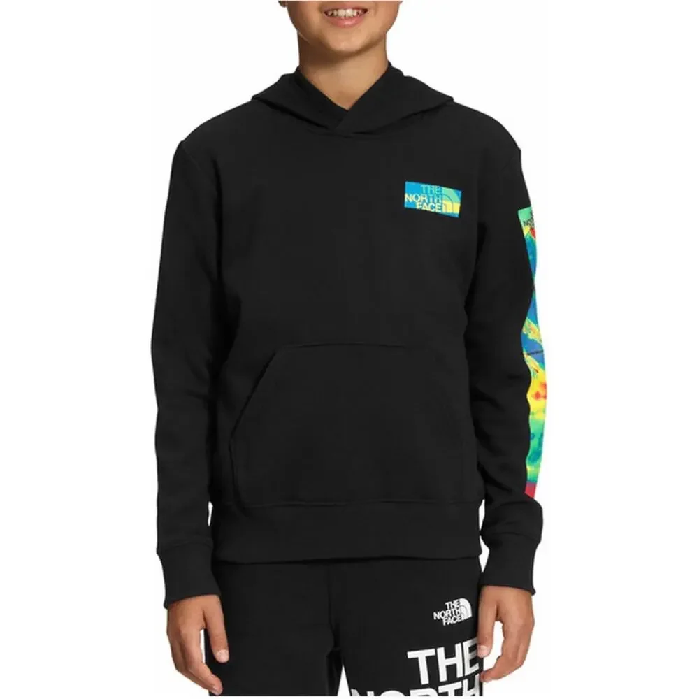 The North Face Boy's Black Camp Fleece Hoodie - Youth Medium